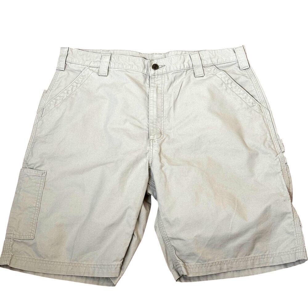 Carhartt Men’s Beige Carpenter Shorts Size 38